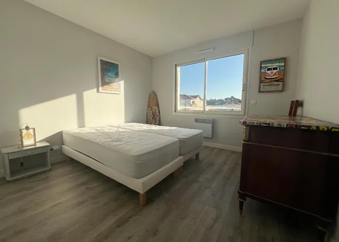 6 Pers Avec Terrasse 80 M², Hyper Centre, A 50m, 296 Bd De La Plage, - Fr-1-474-148 *